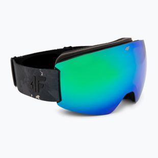 Gogle narciarskie 4F U047 multicolour allover/gradient smoke