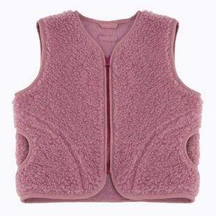 Bezrękawnik dziecięcy KID STORY Merino dusty pink