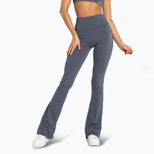 Legginsy damskie Gym Glamour Flare blue