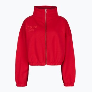 Bluza polarowa damska JOYINME Zip Flow Sweatshirt berry crash