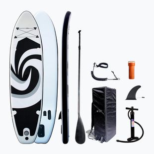 Zestaw deska SUP pompowana Extralink 1010 11'5" czarny/biały