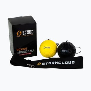 Piłeczki refleksowe StormCloud Reflex Ball Duo yellow/black