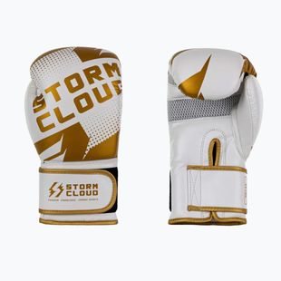 Rękawice bokserskie StormCloud Bolt 3.0 white/gold