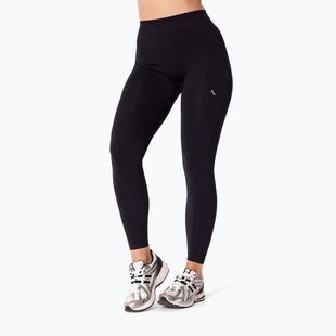 Legginsy treningowe damskie Carpatree Eris Seamless black/orchid