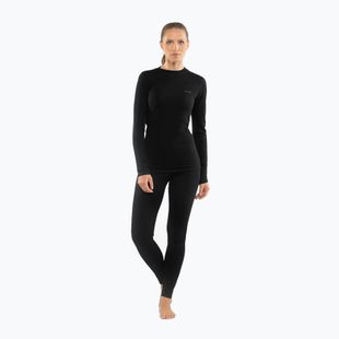 Komplet bielizny termoaktywnej damskiej Viking Meriboo Base Layer black