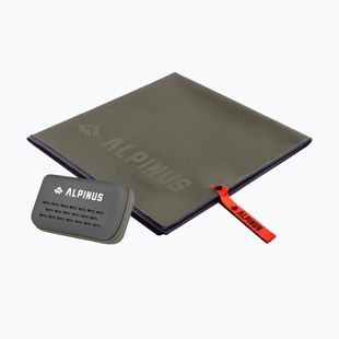 Ręcznik szybkoschnący Alpinus Tarifa ciemny zielony