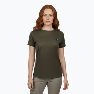 Koszulka trekkingowa damska Alpinus Otago oliwkowy