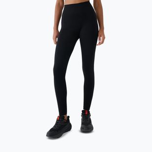 Legginsy treningowe damskie 4F Multiactive FNK F420 deep black