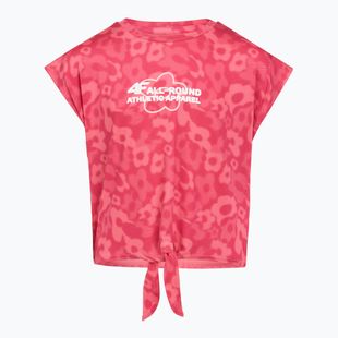 Koszulka dziecięca 4F The Color's Energy F1965 light pink allover