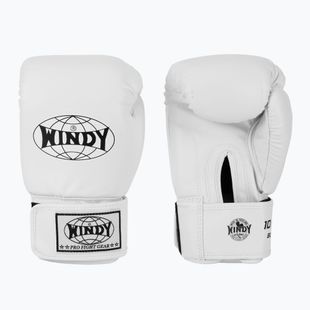 Rękawice bokserskie WINDY Classic Synthetic Leather white