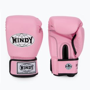 Rękawice bokserskie WINDY Classic Synthetic Leather pink