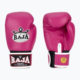 Rękawice bokserskie RAJA BOXING Single Standard Genuine Leather pink