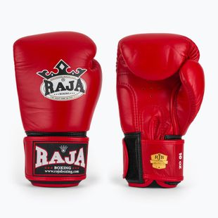 Rękawice bokserskie RAJA BOXING Single Standard Genuine Leather red
