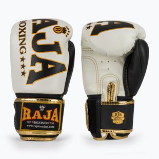 Rękawice bokserskie RAJA BOXING Origin Standard Genuine Leather white