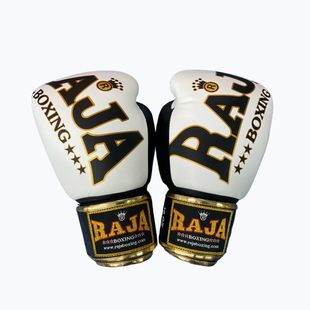 Rękawice bokserskie RAJA BOXING Origin Standard Genuine Leather white