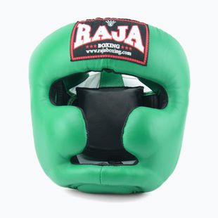 Kask bokserski RAJA BOXING Semi Leather green