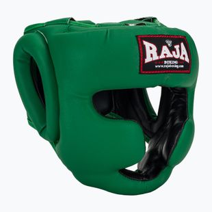 Kask bokserski RAJA BOXING Semi Leather green