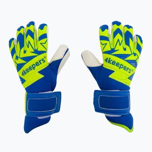 Rękawice bramkarskie 4keepers Equip Breeze NC niebieski/zielony