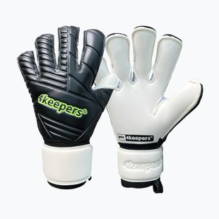 Rękawice bramkarskie dziecięce 4keepers Retro 42 Black RF2G Jr czarny