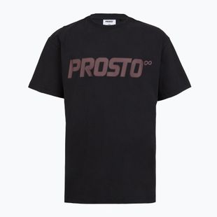 Koszulka męska PROSTO Big Logo washed black