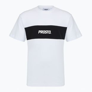 Koszulka męska PROSTO Root white/black