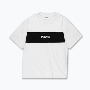 Koszulka męska PROSTO Root white/black