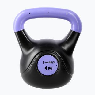 Kettlebell HMS KPC04 4 kg black/purple