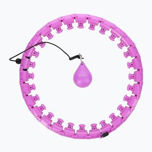 Hula hop z wypustkami i obciążnikiem HMS HHW12 różowy 17-44-525