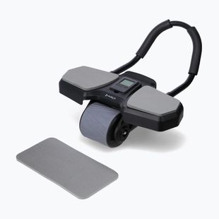 Koło automatyczne do ćwiczeń mięśni brzucha z podparciem HMS KA10 czarny