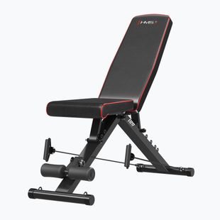 Ławka treningowa z linkami oporowymi HMS L1217 black