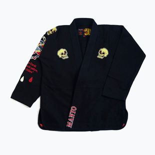 GI do brazylijskiego jiu-jitsu męskie MANTO Coral BJJ czarny