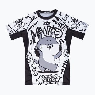 Rashguard męski MANTO Debza biały/czarny