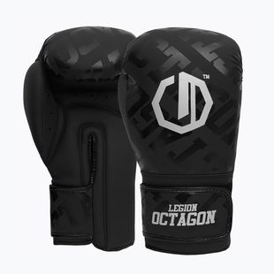 Rękawice bokserskie Octagon Legion Eclipse black/silver