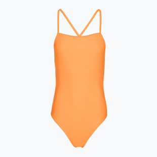 Strój pływacki jednoczęściowy damski Clap Dwuwarstwowy Wiązany summer orange