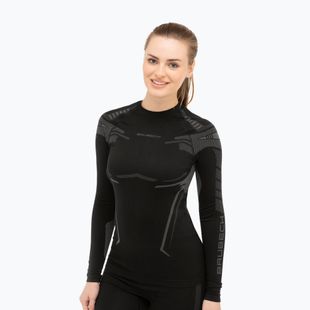Bluza termoaktywna damska Brubeck Dry czarny/grafitowy
