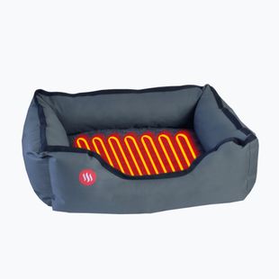 Ogrzewany legowisko dla zwierząt Glovii GPETH szare