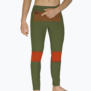 Spodnie ogrzewane Glovii GP1C zielone