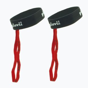 Zawieszka do rękawiczek z opaska elastyczną Glovii 2 szt. GSHN czarna