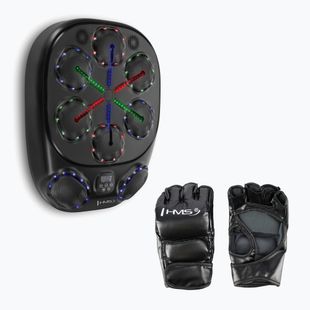 Tarcza treningowa elektroniczna + rękawice HMS TB10 black