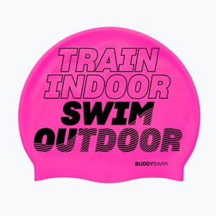 Czepek pływacki BuddySwim TSO Silicone pink