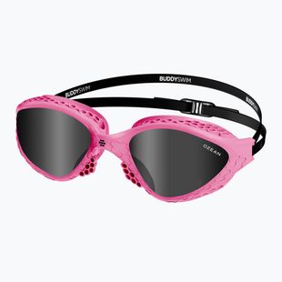 Okulary do pływania BuddySwim Ozean pink/black/ smoke