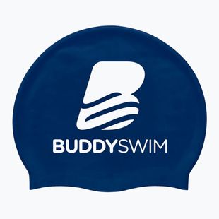 Czepek pływacki BuddySwim BLogo Silicone navy
