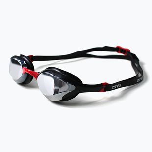 Okulary do pływania ZONE3 Volare Streamline Racing black/red/silver polarized mirror revo