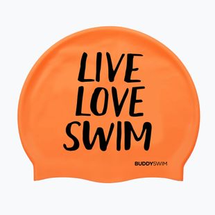 Czepek pływacki BuddySwim LLS Silicone orange