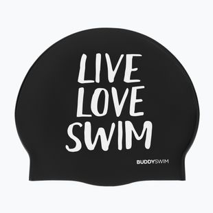 Czepek pływacki BuddySwim LLS Silicone black