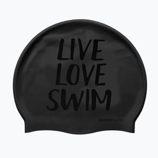Czepek pływacki BuddySwim LLS Silicone black