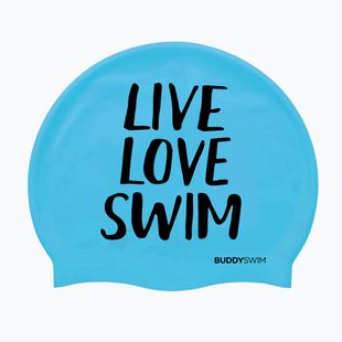 Czepek pływacki BuddySwim LLS Silicone blue