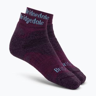 Skarpety trekkingowe damskie Bridgedale Hike Midweight Performance Ankle dark purple