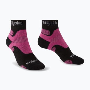 Skarpety trekkingowe damskie Bridgedale Hike Midweight Performance Ankle black/pink