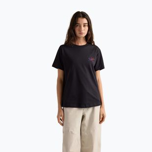 Koszulka damska Arcteryx Kragg Cotton Little Bird Crew black/multi
